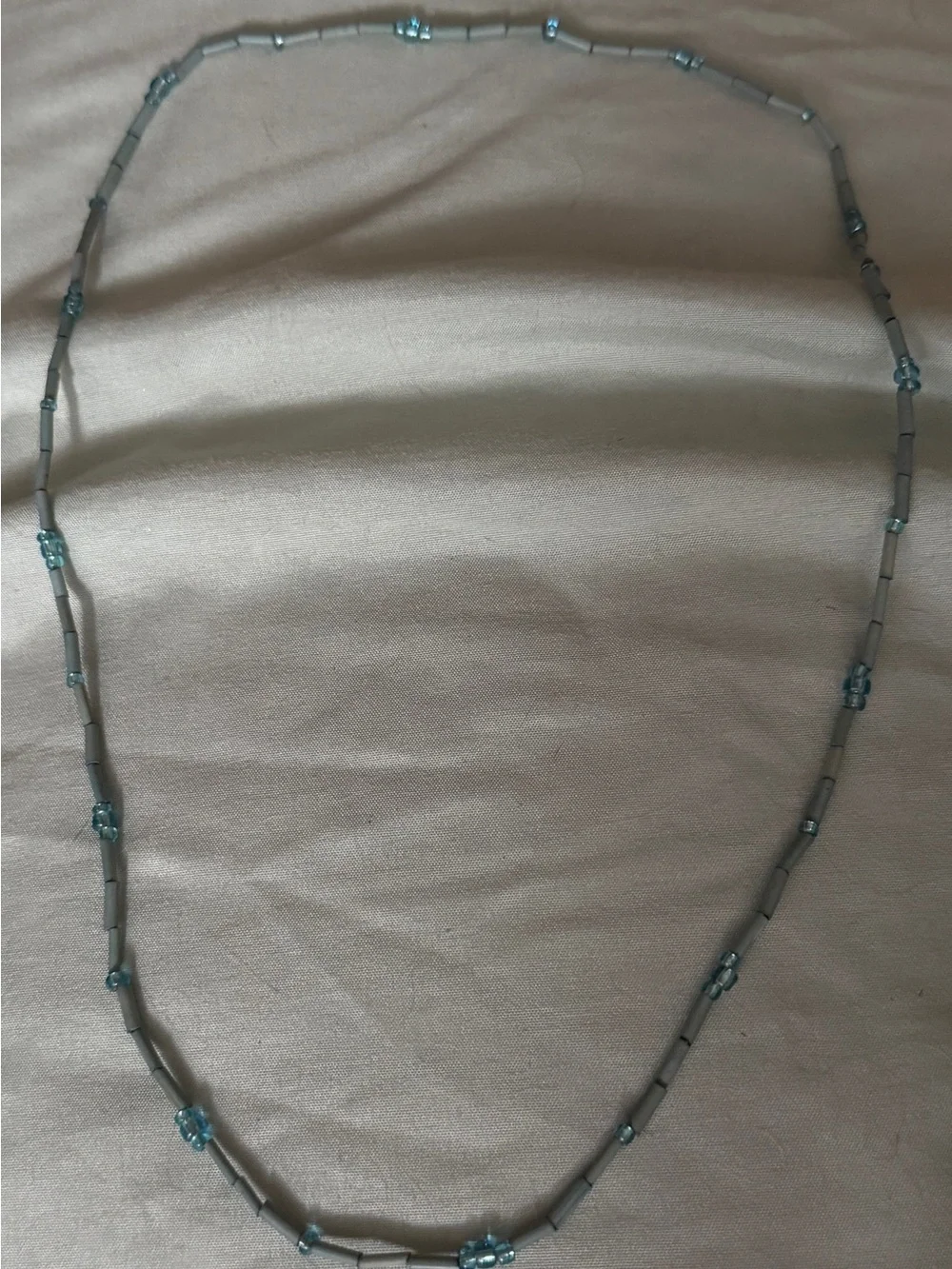 Delicate Teal Beaded Necklace - Women Jewelry